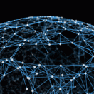 sphere with connected dots