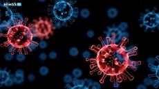 DoD's Jeffrey Schneider and Philips' Navin Natoewal interview_Red coronavirus x-ray animation by Koda/Getty Images