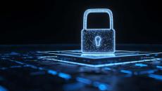 Abstract of a padlock