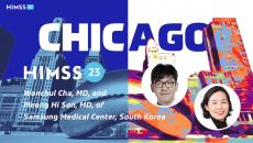 Dr. Wonchul Cha, CMIO and director of the Digital Innovation Center at Samsung Medical Center, and Dr. Meong Hi Son, vice director of its Digital Transformation Center.